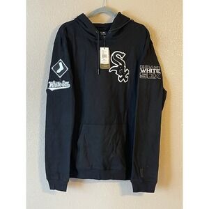 Men's 3XL NWT Chicago White Sox Pro Standard Team‎ Logo Pullover Hoodie Black